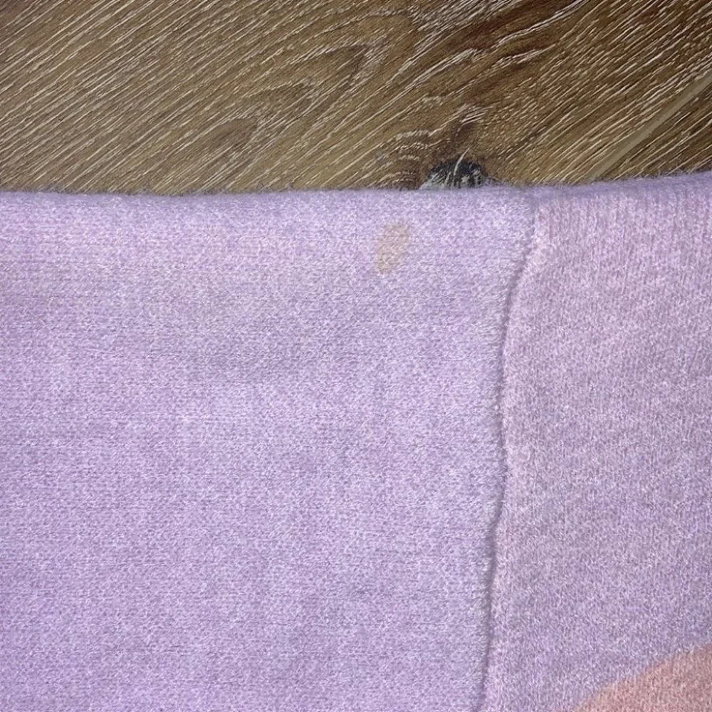 Rare Pastel Purple Knit Oversized Cat Sweater - Picture 9 of 9